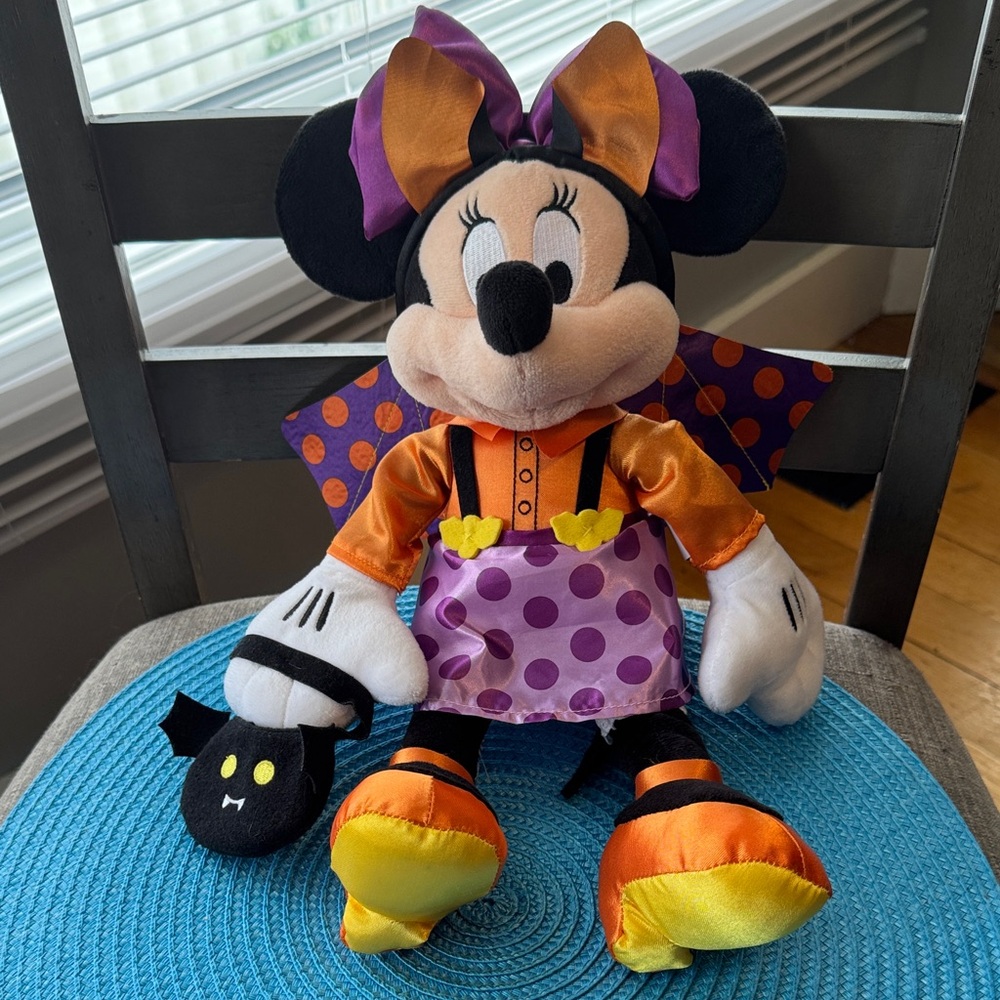 Disney Minnie Mouse Bat Costume Plush Halloween